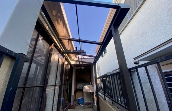 テラス屋根 | 施工実績 | 京都府のリフォームなら㈱タカミ工務店