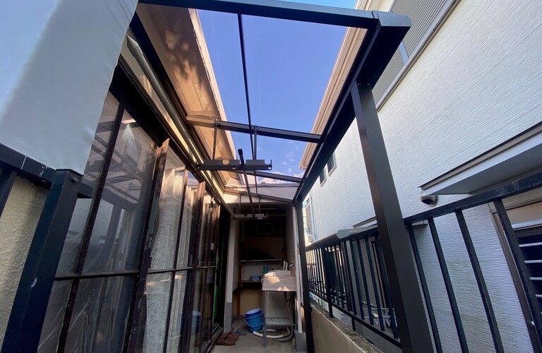 テラス屋根 | 施工実績 | 京都府のリフォームなら㈱タカミ工務店