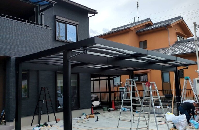 カーポート | 施工実績 | 滋賀県のリフォームなら㈱タカミ工務店