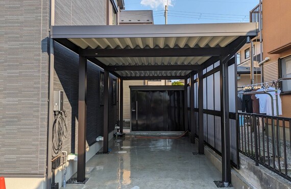 カーポート | 施工実績 | 京都府のリフォームなら㈱タカミ工務店