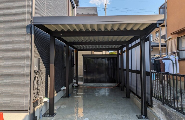 カーポート | 施工実績 | 京都府のリフォームなら㈱タカミ工務店